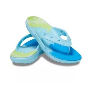 Crocs Unisex Classic Ombre Adult Flip Flop Sandal Men 12 Women 14 Artic Multi